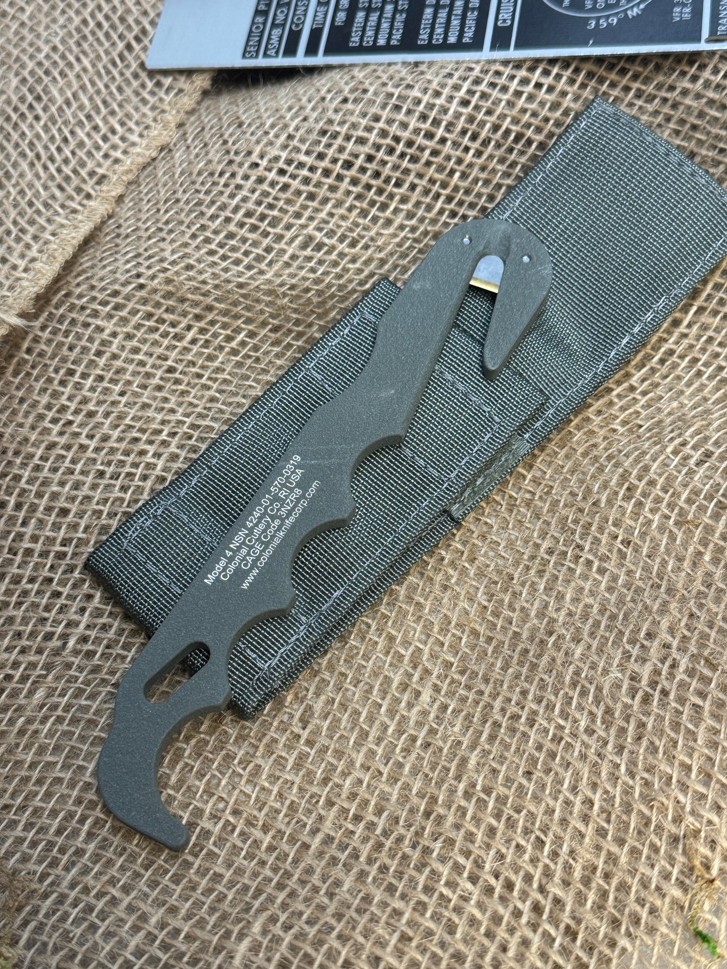 NSN 5110-00-524-6924 J-knife rescue tool