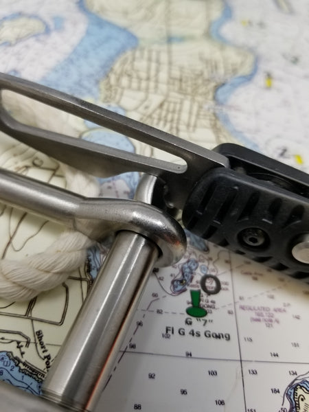 Model 420 Shackle Key- Multi-Tool, Made in U.S.A. Cap-lifter, Turnbuckle Key, Shackle Key, Screw Driver Tip, Pry-Bar