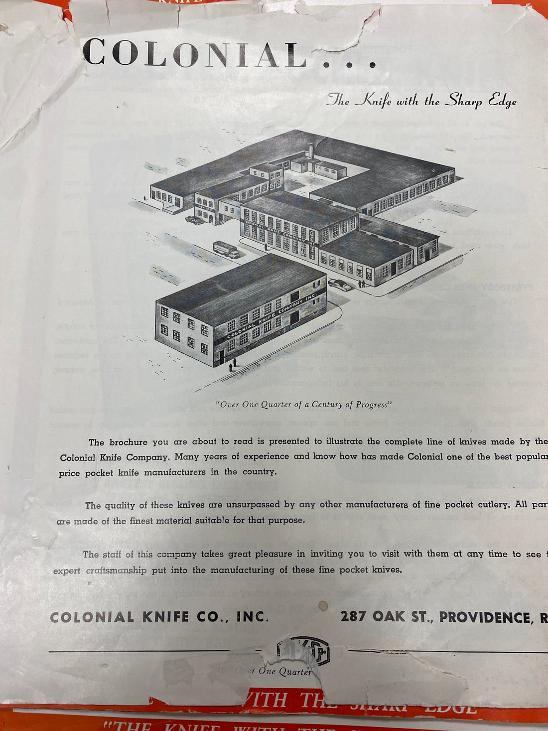 Colonial Knife Company updating website