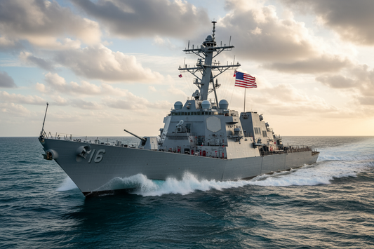 Naval Ship being sponsored by Colonial Cutlery International Inc.