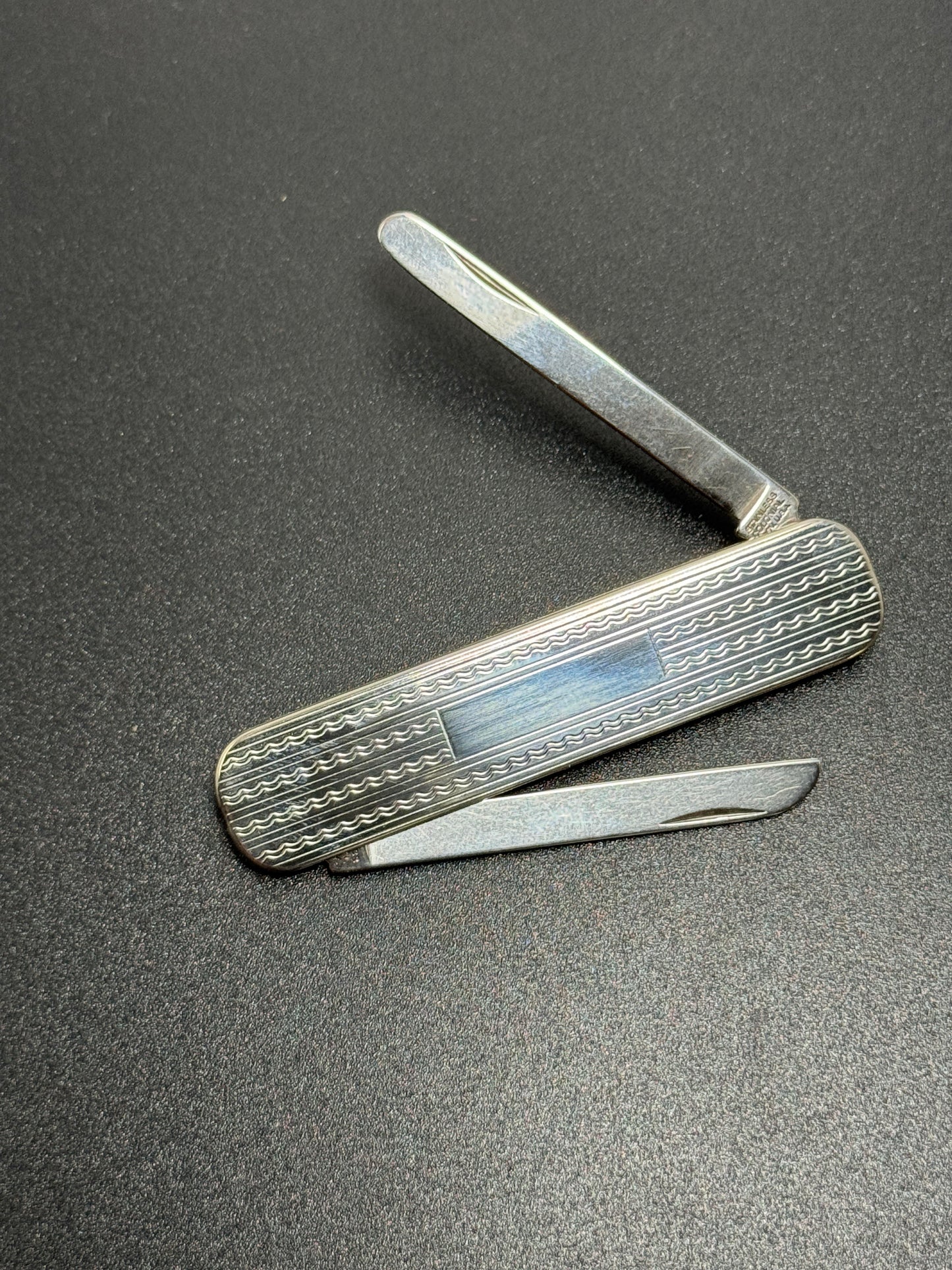 Vintage 1960s Colonial Knife USA Two Blade Pipe Knife-Stainless Steel  NEW