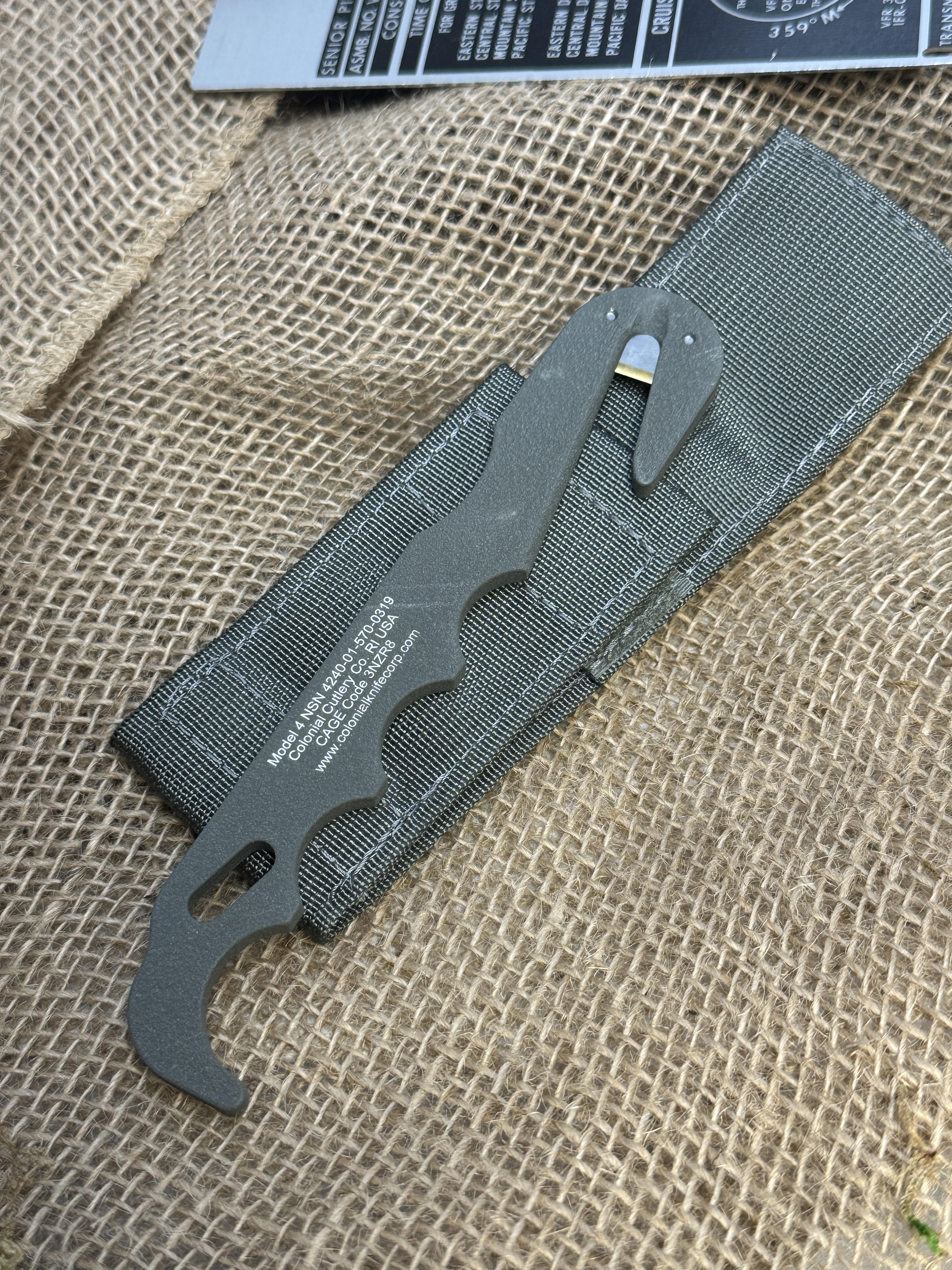 NSN 5110-00-524-6924 J-knife rescue tool New Production, USA