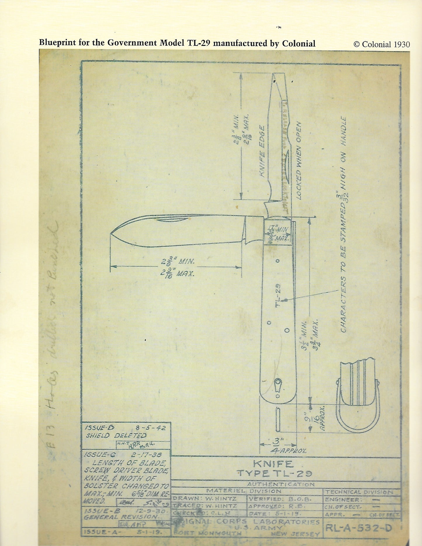 NSN 5110-00-240-5943 Electrician Tool, Flat tip screwdriver, wire stripper TAA compliant