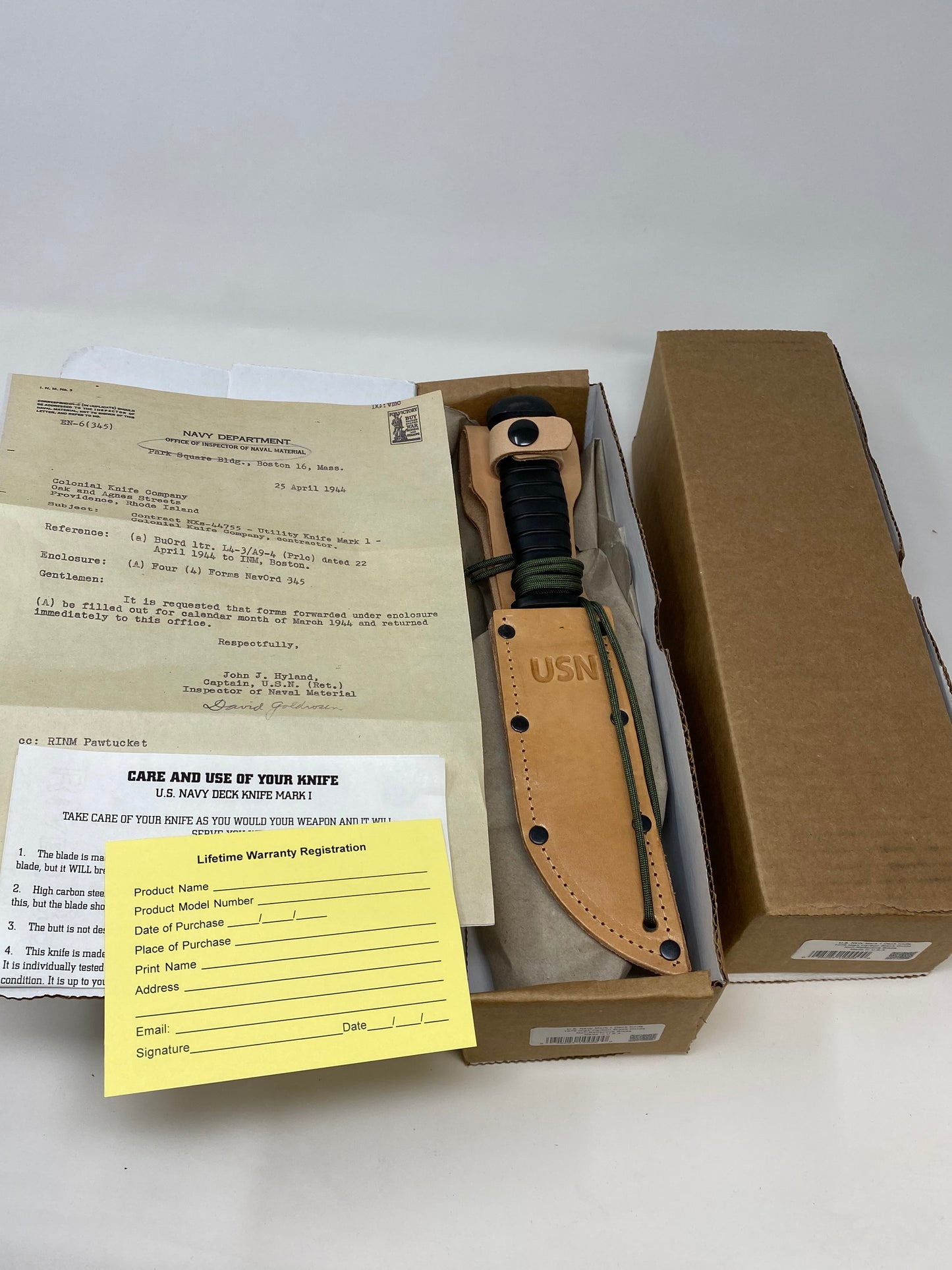 Mark 1 Knife WWII Authentic Reproduction-General Purpose Deck knife