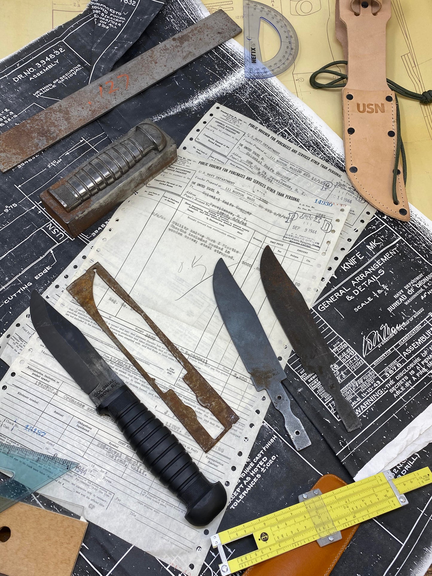 Mark 1 Knife WWII Authentic Reproduction-General Purpose Deck knife