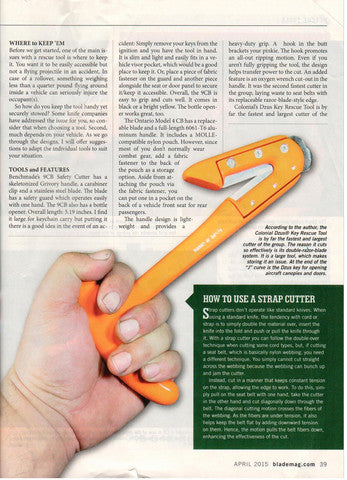 5110-00-524-6924 J-knife rescue Dzus Tool - Colonial Knife Corp - 2